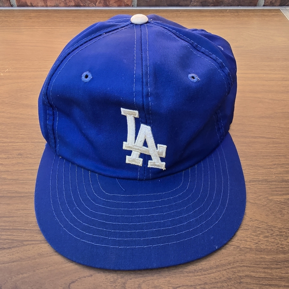 Vintage Sports Specialties Los Angeles LA Dodgers Snapback Plain Logo Hat,